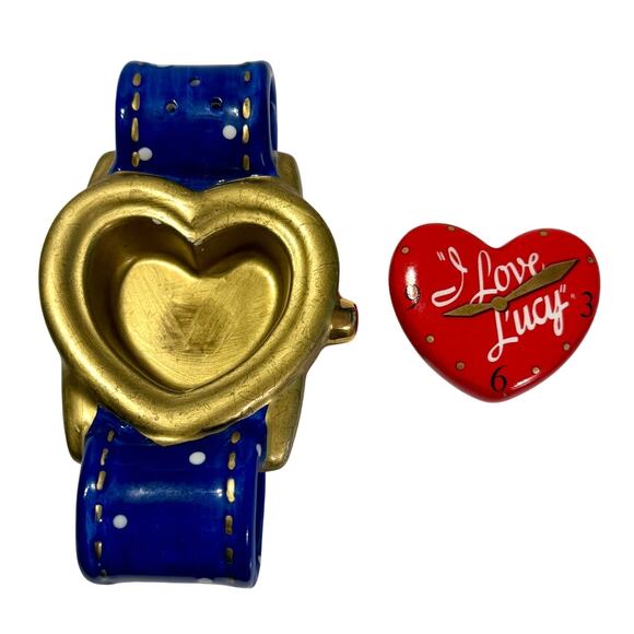 VANDOR Time Piece I Love Lucy Watch Salt and Pepper Shaker Set 14133 Vintage - Picture 7 of 9